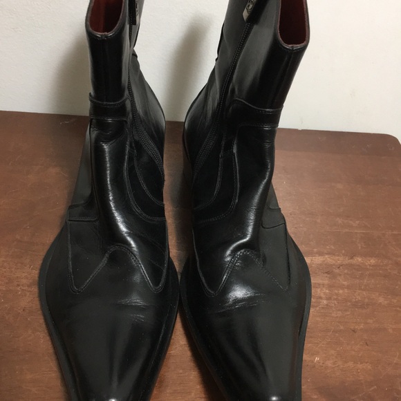 J Ghost Authentic Vero Cuoio Italiana Leather Boots. Made in Italy. Size EU 40 main image 8